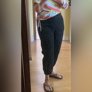 CHAPS Pull-On Black Pants